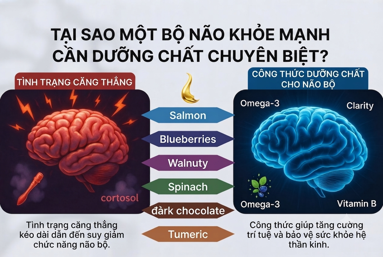 5 thực phẩm tốt nhất cho não bộ