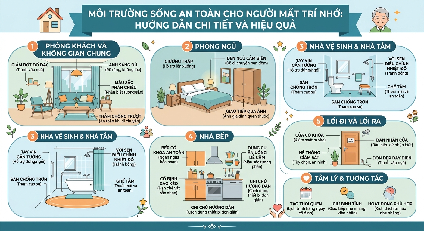 Môi Trường Sống An Toàn Cho Người Mất Trí Nhớ: Hướng Dẫn Chi Tiết Và Hiệu Quả