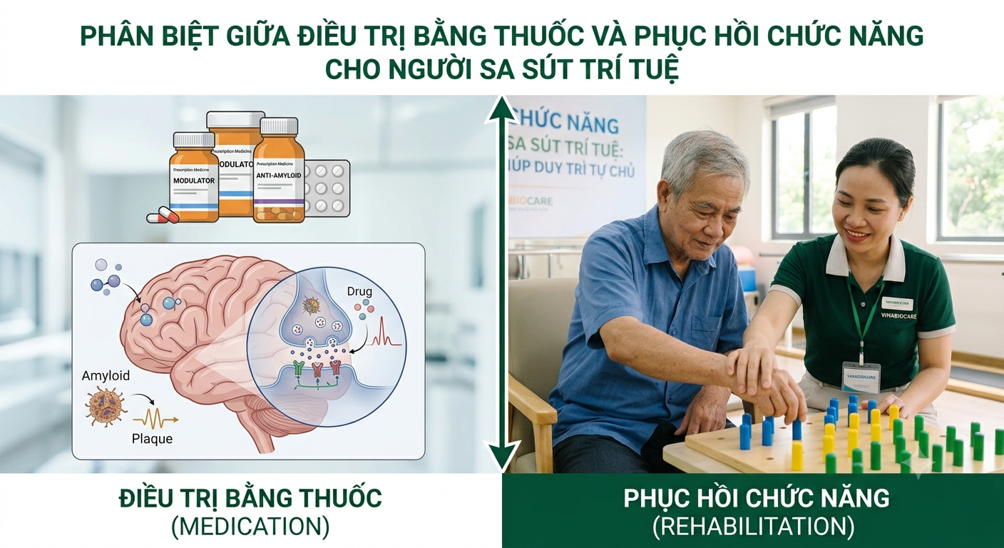 phục hồi chức năng cho người sa sút trí tuệ