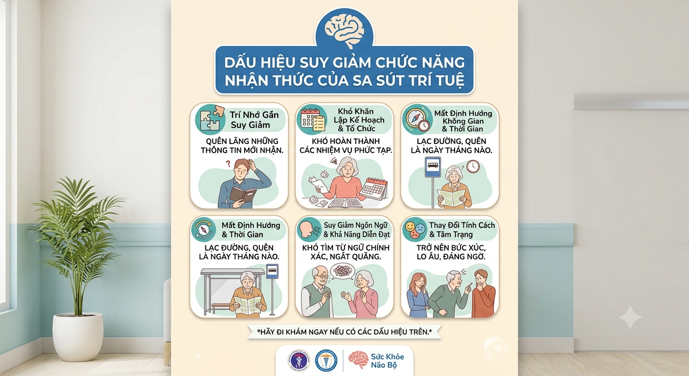 sa sút trí tuệ do mạch máu não
