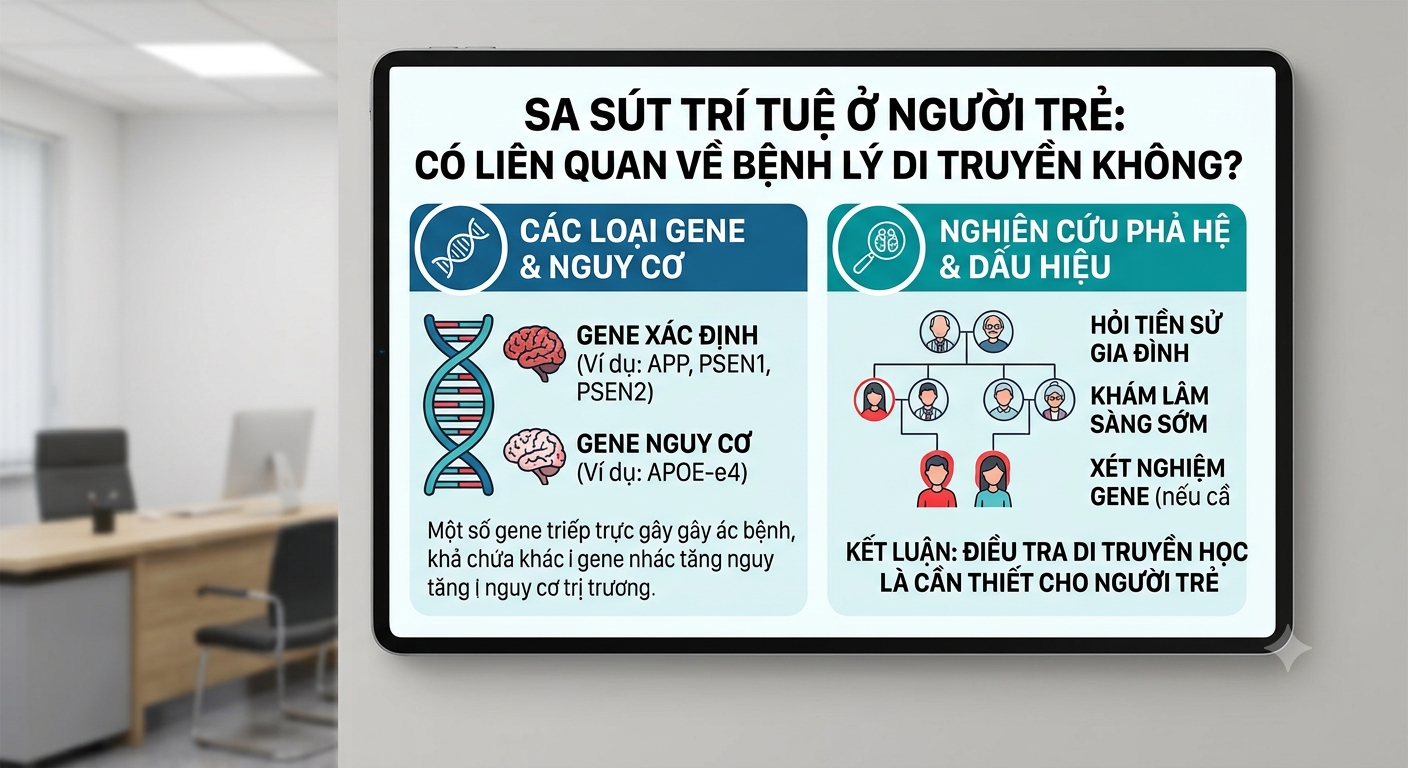 sa sút trí tuệ ở người trẻ