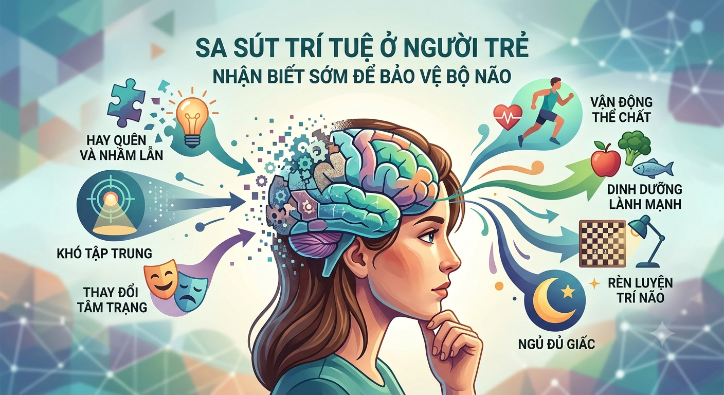 Sa Sút Trí Tuệ Ở Người Trẻ: Nhận Biết Sớm Để Bảo Vệ Bộ Não