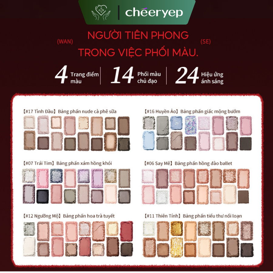 Review Bảng Phấn Mắt Cheeryep Natural Star 16 Ô: Có Thật Sự Đáng Tiền?