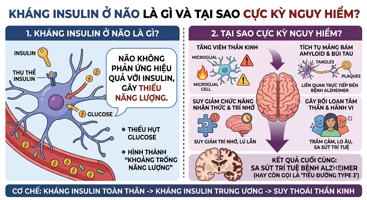 kháng insulin ở não