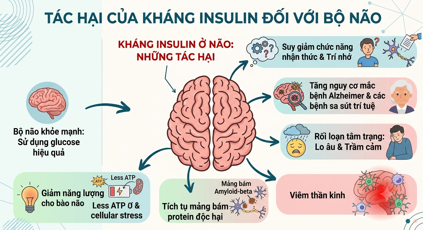 kháng insulin ở não