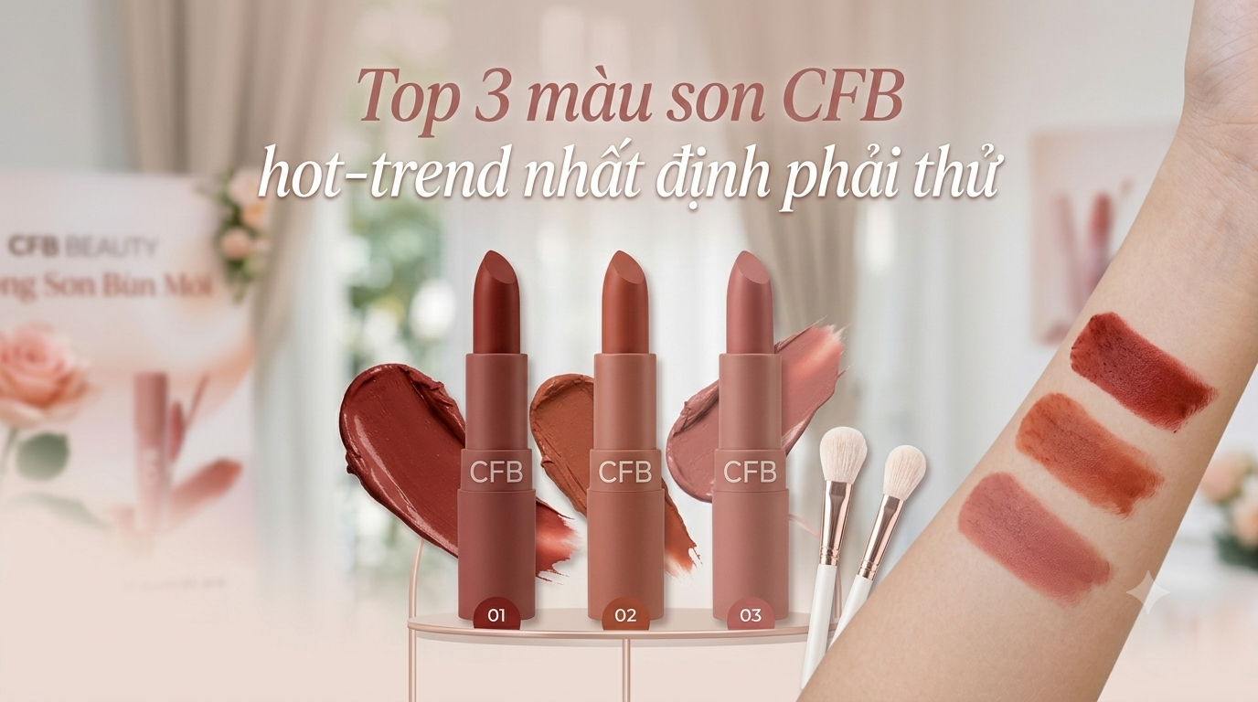 chất son bùn mịn, dễ tán