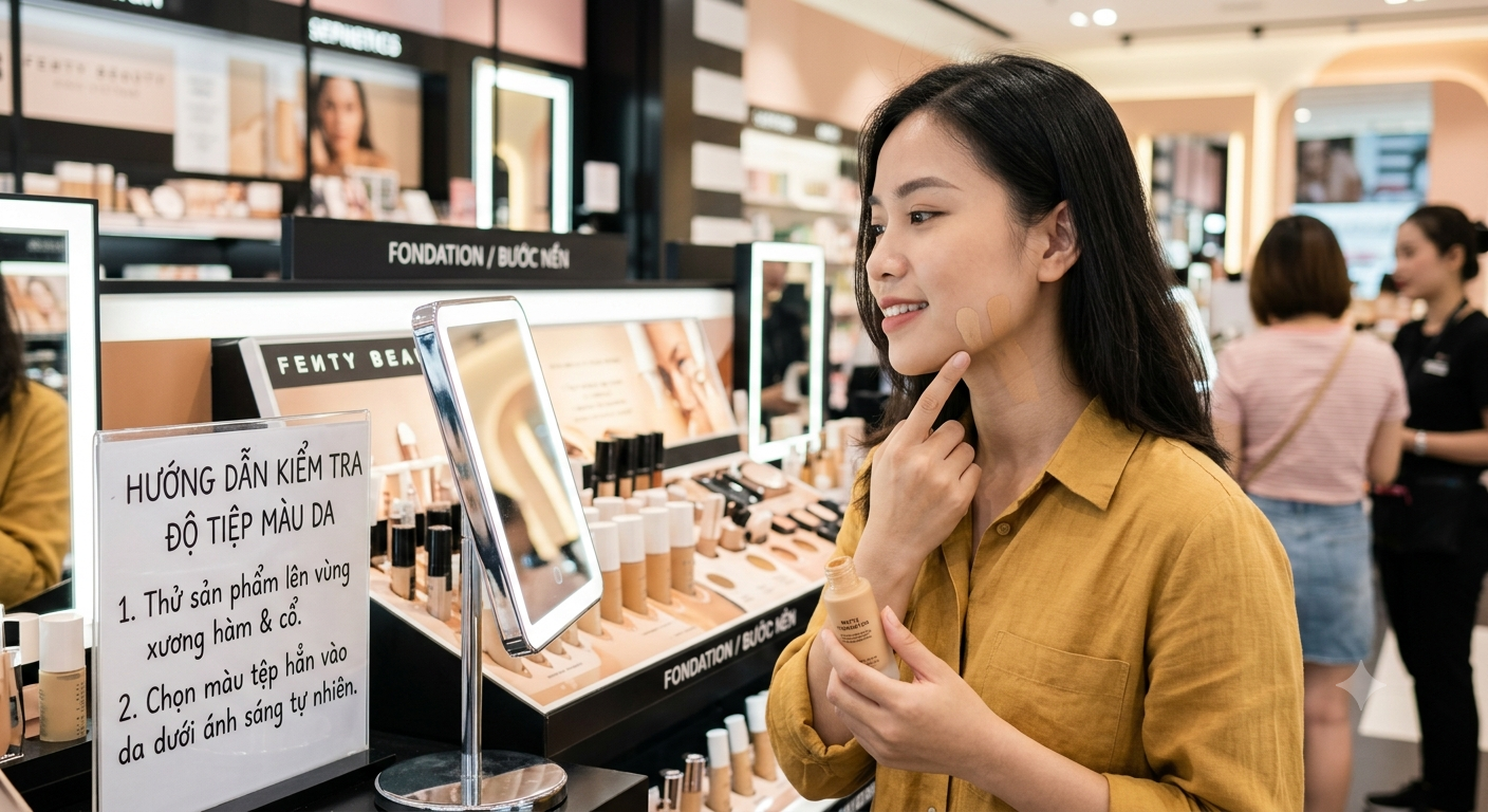 độ tiệp màu da