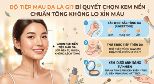 Độ Tiệp Màu Da Là Gì? Bí Quyết Chọn Kem Nền Chuẩn Tông Không Lo Xỉn Màu