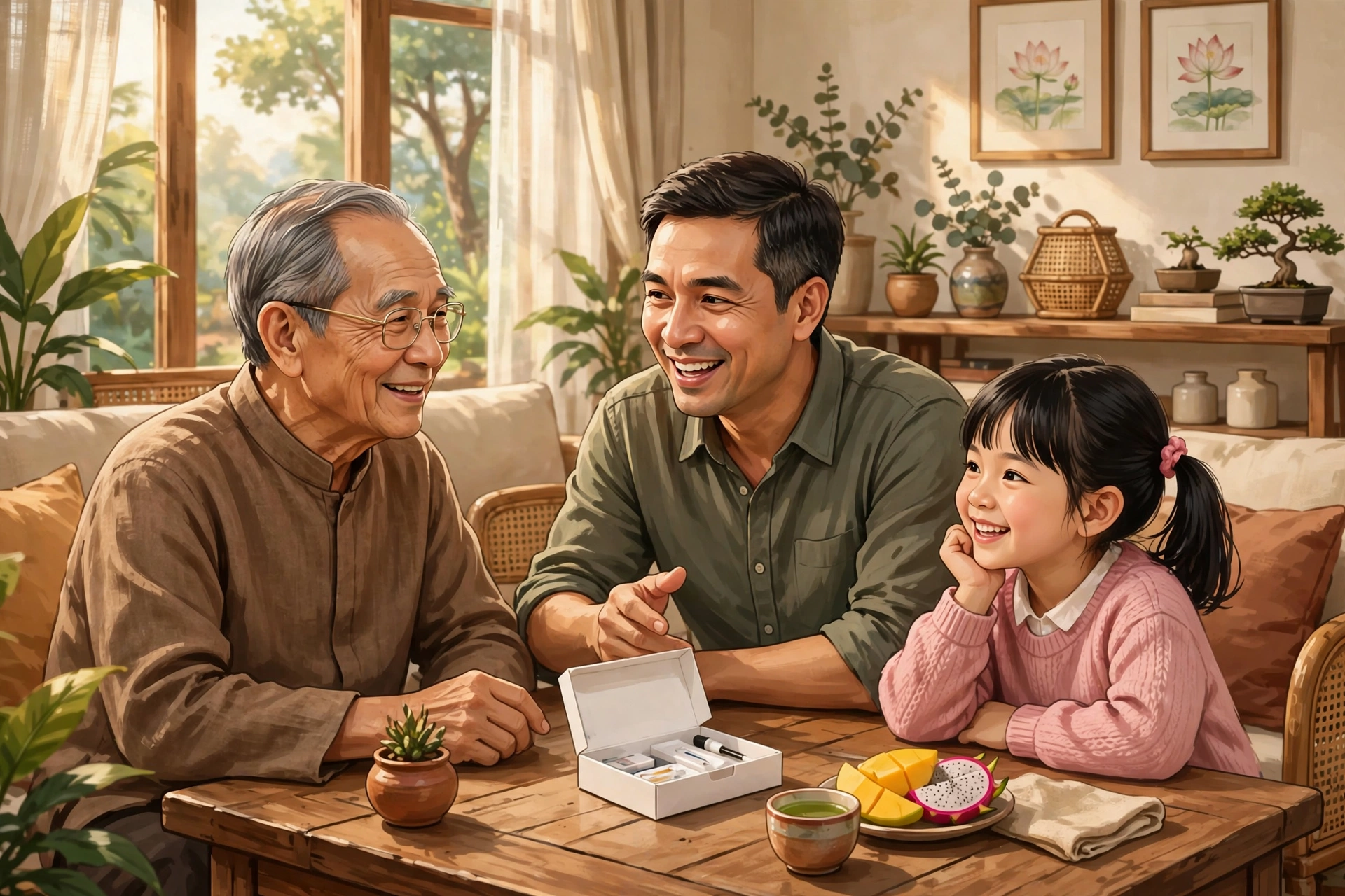 Bộ kit test nhanh tầm soát nguy cơ sa sút trí tuệ tại nhà