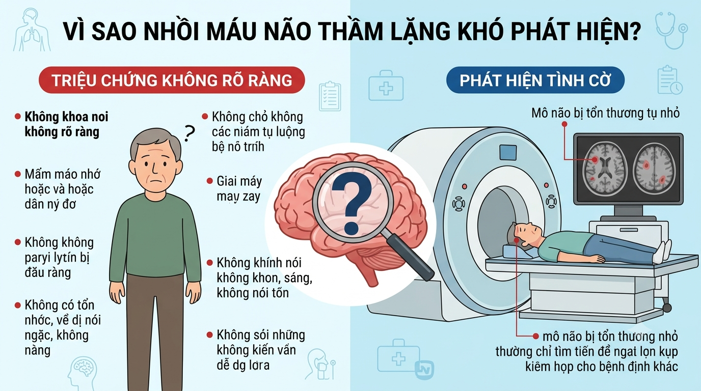 nhồi máu não thầm lặng